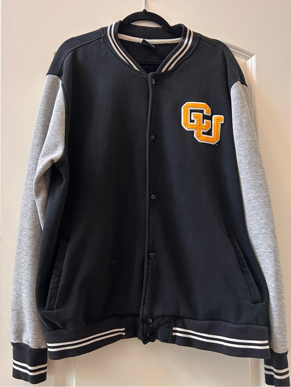MV Sport University of Colorado Letterman Jacket Sweatshirt. Vintage varsity XL